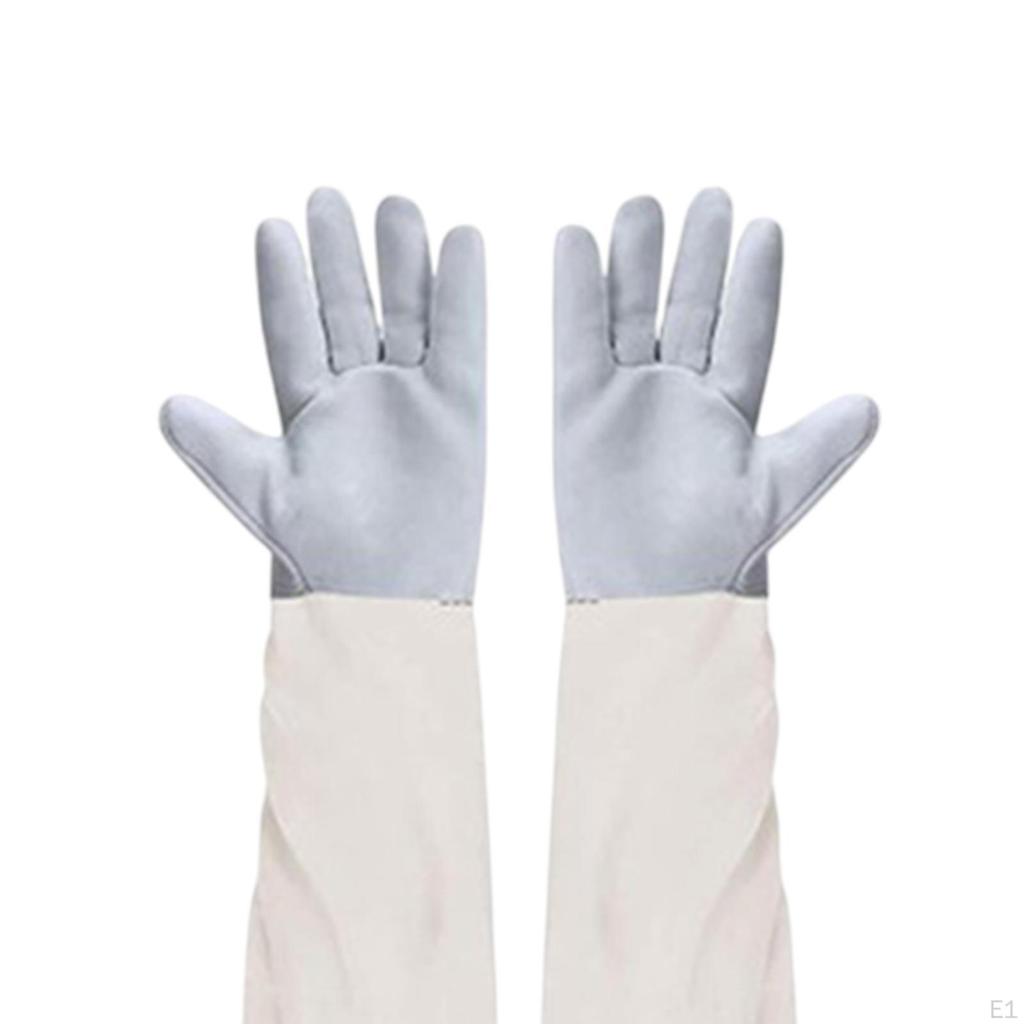 Bee Suit Beekeeping Breathable Detachable Fencing Veil Hood with Gloves, Outfit Costume for