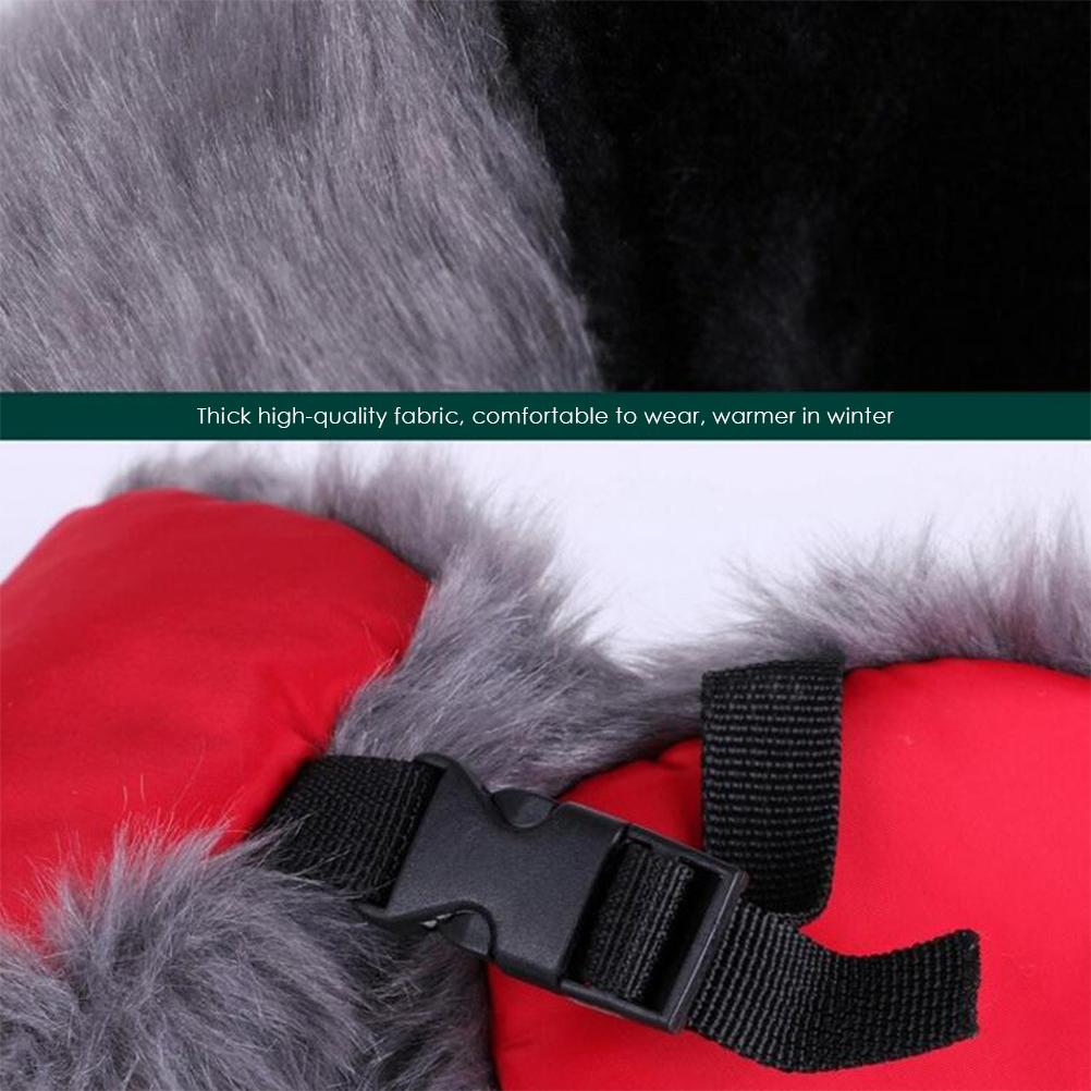 Unisex Warm Trapper with Detachable Mask Windproof Soft Winter Hat