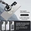 Металлическая магнитная чехол-книжка Samsung S26 Ultra с покрытием-краской, безрамочный дизайн для S26 Plus
