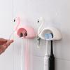 Фламинго держатель зубной щетки полка настенное крепление держатели зубных щеток контейнер органайзер ванная комната гигиена полости рта зубные щетки аксессуары