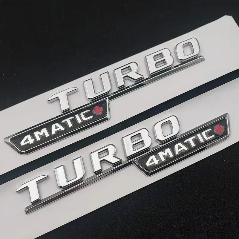 JCG1 ABS For Mercedes Benz A 35 45 AMG W177 W176 A35 A45 A45S TURBO 4MATIC Car Trunk Letters Emblem Badge Logo Stickers Accessories
