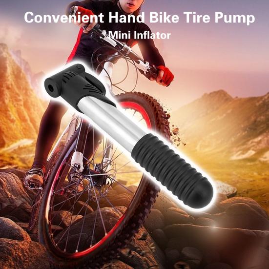 Bicycle Pump High Pressure Strong Air Tightness Anti-slip Inflatable Aluminum Mountain Road Bicycle