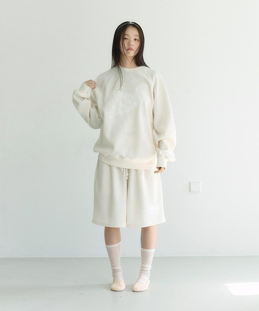 FUNFROMFUN Dumbo_Waffle Shorts (Cream)
