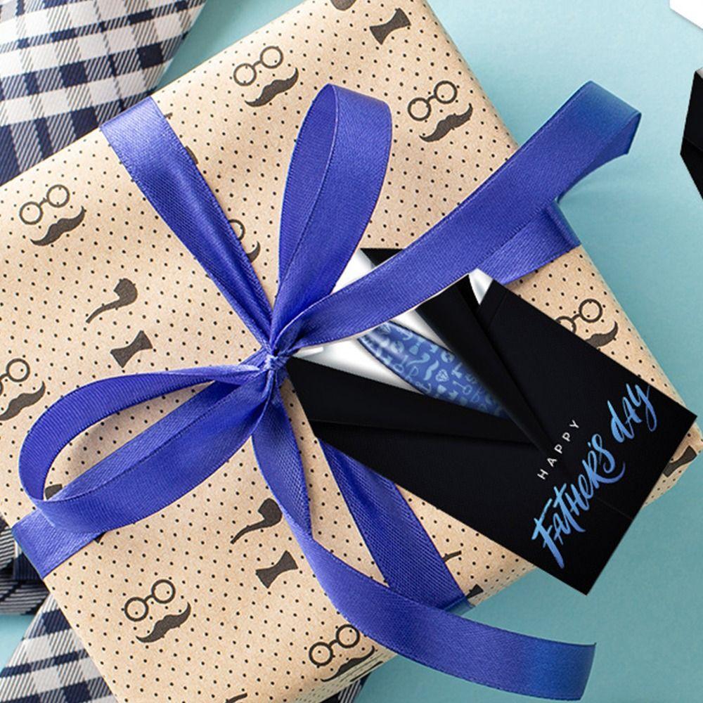 Colorful Neckties Hanging Label Paper Father's Day Ornament Father's Day Tie Tag  Party Favors