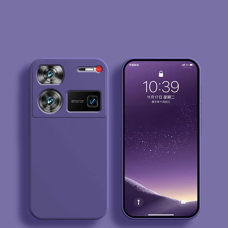 For Nubia Z60 Ultra Case Square Liquid Silicone Phone Cases For ZTE Nubia Z60 Z 60 Ultra Z60Ultra Shockproof Soft Back Cover