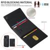 For iPhone 15 Magnetic Case BETOPNICE Leather Phone Cover Kickstand with Detachable Card Bag