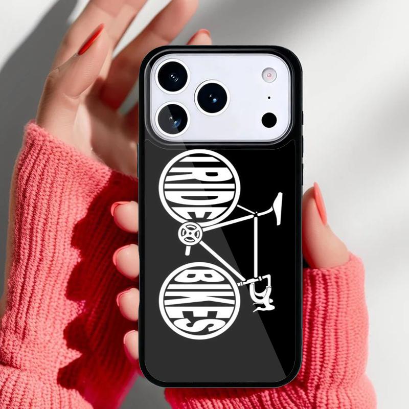 BIKE CYCLING art Phone Case for iPhone 17 16 15 14 13 Pro Max Back Cover for 12 11 Pro Coque