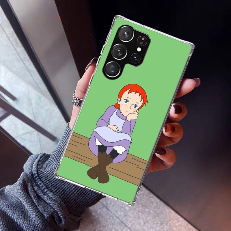 A-Anne Of Green Gables Shirley Phone Case For Samsung Galaxy S23 S24 S25 Edge S26 Ultra S22 + S21 Plus S20 FE Cover Silicone Pri