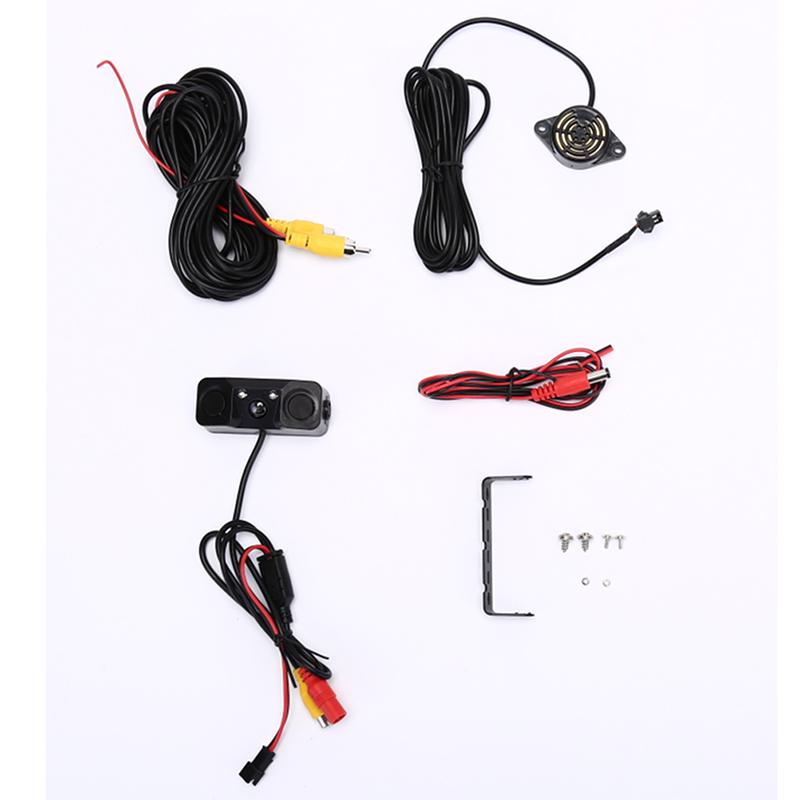 3 In1 Автомобильная парковка Реверсивные радарные датчики заднего вида Резервная копия 170Celsiusamera Universal