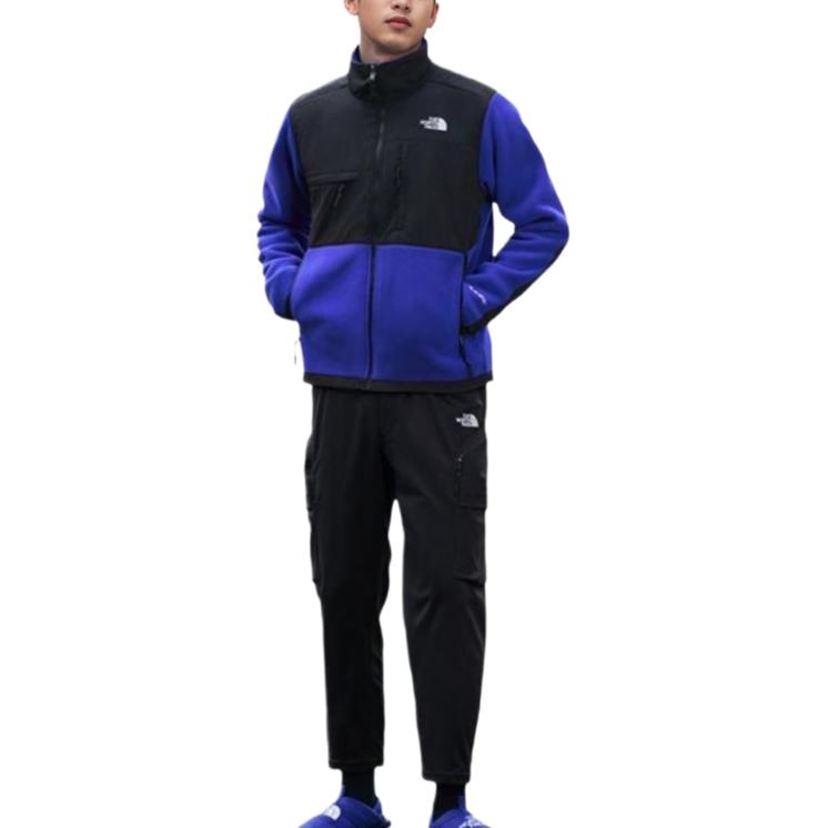 THE NORTH FACE Jackets Men's Blue Stand Collar Moderate NF0A7UR2-40S