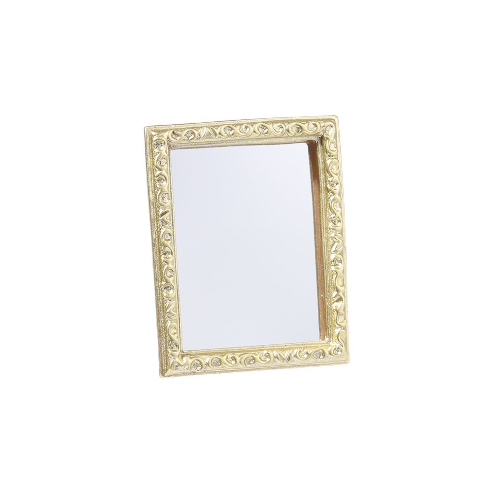 Микро Украшения Ретро Кукольный Домик Рамка Аксессуары Зеркало для Кукольного Домика Миниатюрная Стена Комната Мини Зеркало