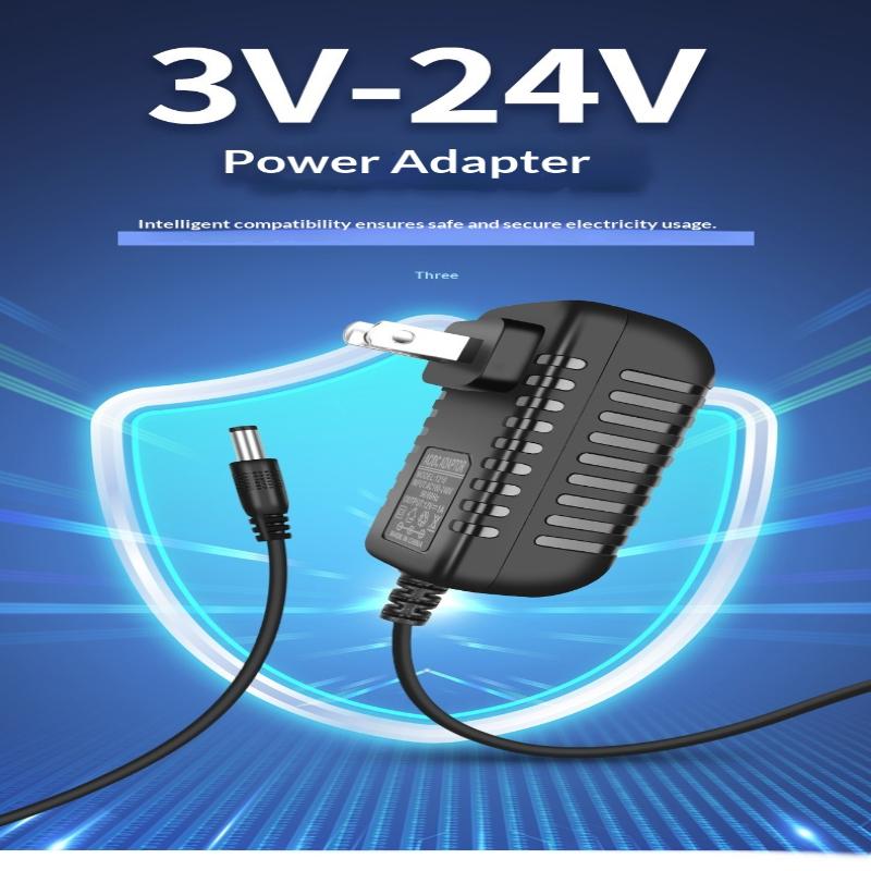 Сетевой адаптер DC 12V 3A, вход AC 100-240V, универсальный импульсный адаптер-преобразователь, штекер для камеры видеонаблюдения, видеорегистратора DVR NVR, светодиодов LED