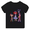 Summer Cotton Children's T-shirt The Amazing Digital Circus Cartoon Pattern - Suitable for Summer Dressing