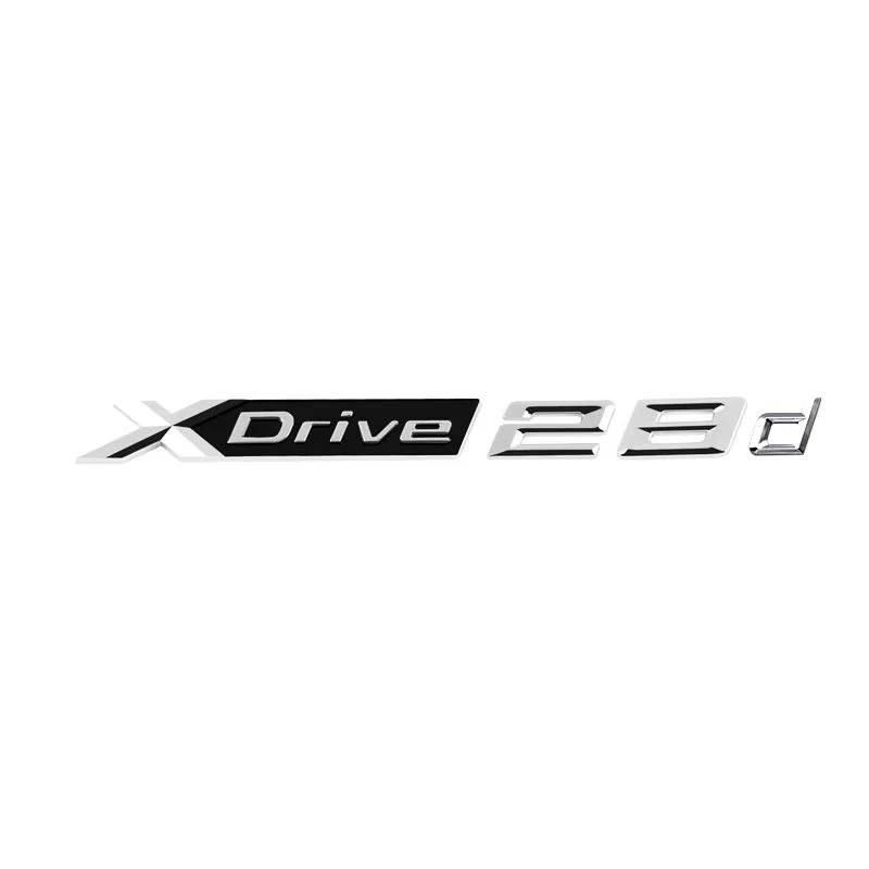 3D Car Fender Trunk Badge Sticker For BMW Xdrive20i 25i 28i 30i 35i 40i 45i 50i 55i 18d 20d 30d 35d 40d 45d 50d Emblem Logo uw2