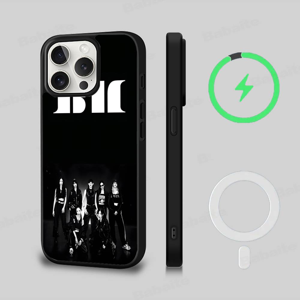 B-Baby M-Monster K-Kpop Phone Cover For iPhone 17 16 15 14 13 12 11 Pro Max Mini For Magsafe Magnetic Wireless Charge