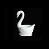 1 шт. цветочный горшок в форме белого лебедя, настольные украшения, домашний садовый декор, керамика