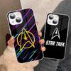 Popular S-Star T-Trek Movie Logo For IPhone 14 13 12 Mini 11 Pro XS Max X XR 14 Plus Tempered Glass Cover