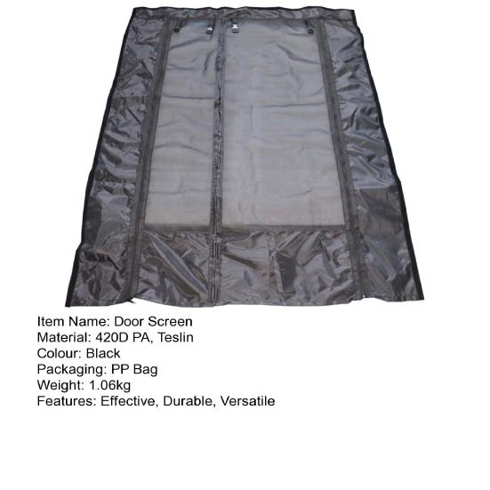 Magnetic Van Keeps Screen Extra Large Self-Closing with Car Window Mesh Cover Door Zipper Insects Out Protect Privacy