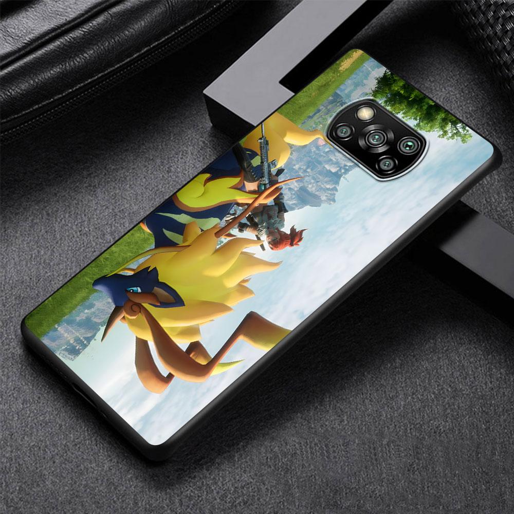 Милый игровой чехол Palworld для Xiaomi Poco M5s X3 NFC F3 X5 M4 M3 Pro Черный силиконовый мягкий чехол для телефона Coque