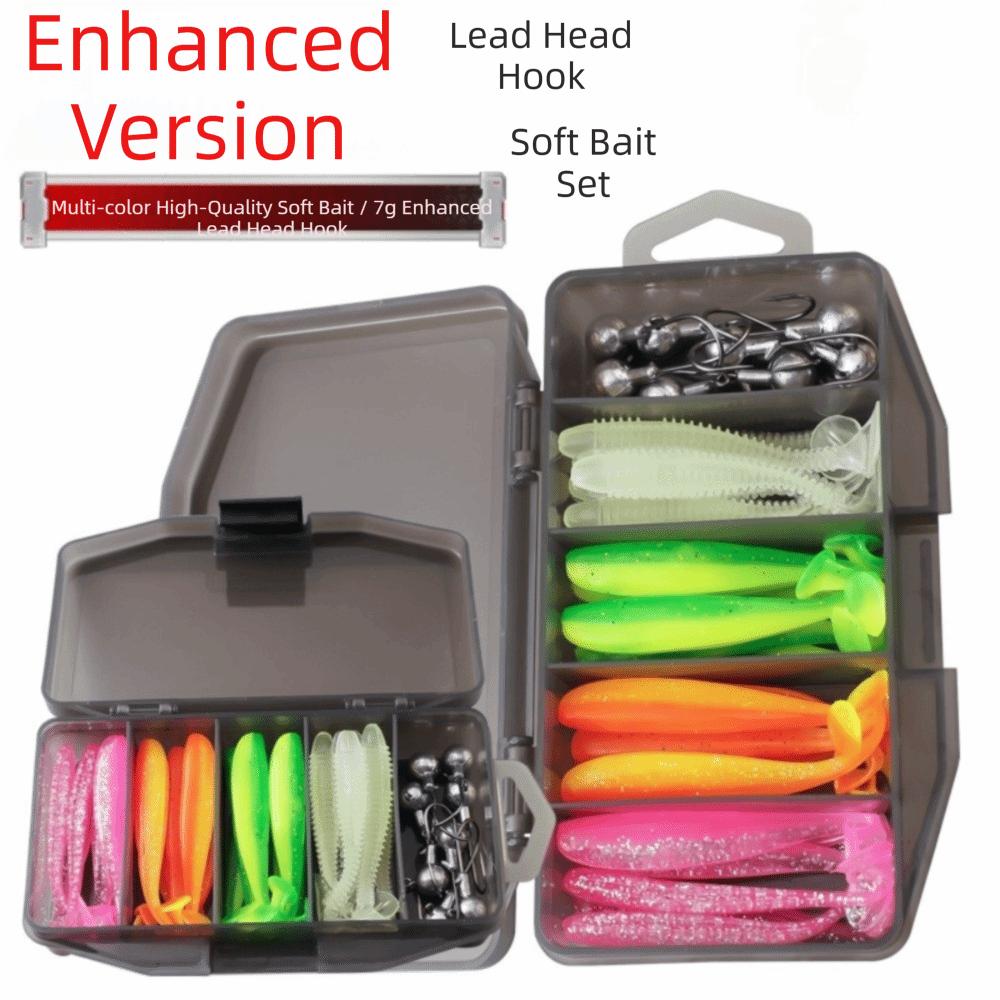 Metal Jig Head Soft Fishing Lures Soft Silicone Silicone Bait Fishing Bait Bass Fishing