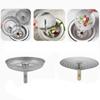 Stainless Steel Water Basin Strainer Drain Hole Trap Waste Screen New Kitchen Sink Filter