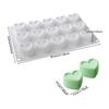 Silicone Cake Mold Square Heart Shapes Mousse Chocolate Desserts Mold Cake Pan Muffin Mold Flexible Baking Tools