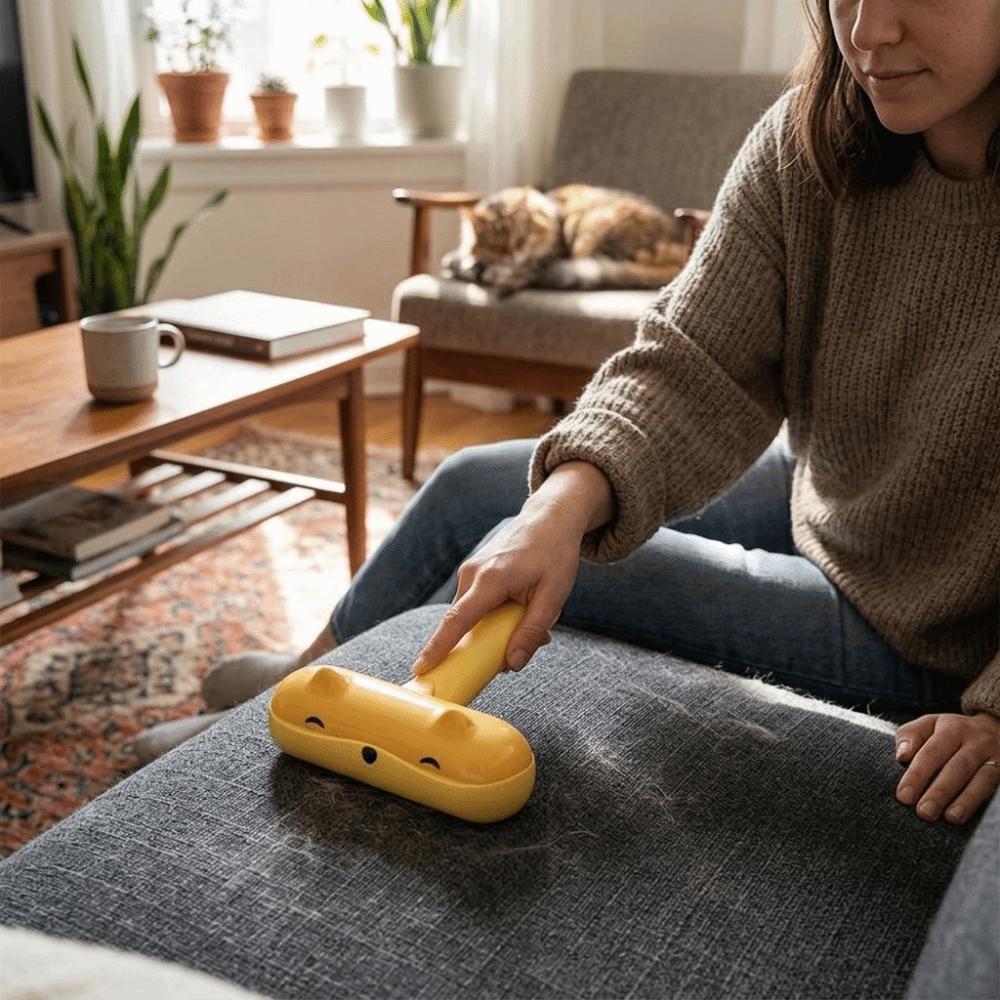 Efficient Animal Shape Pet Hair Remover Handheld Pet Deshedding Brush Pet Hair Roller Clothes