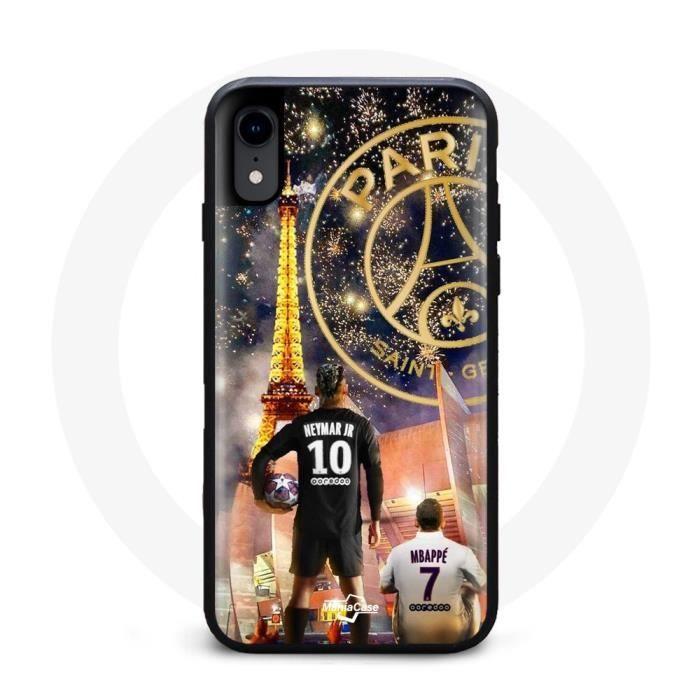 Чехол для Iphone XS Max ПСЖ Неймар и Мбаппе С Рождеством