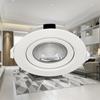 Round White Adjustable Recessed COB LED Spotlight 10W IP20 4000K