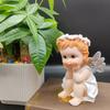 Смола Милый Европейский Стиль Ангел Смола Крыло Фигурка Творческая Статуя Мемориал Херувим Скульптура Украшения Изделия Из Смолы Декоративные