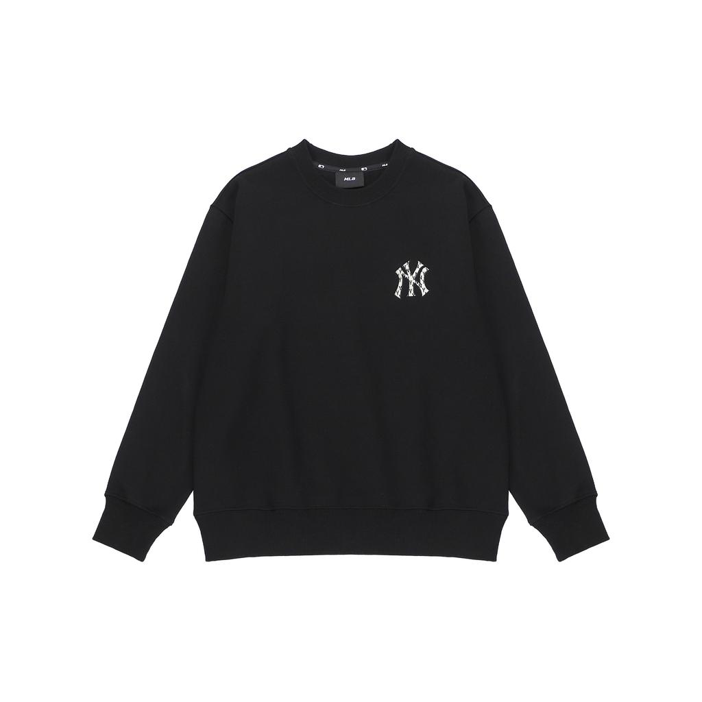Спортивная толстовка с круглым вырезом и сплошным логотипом New York Yankees (MLB) Унисекс Черный 3AMTM0124-50BKS