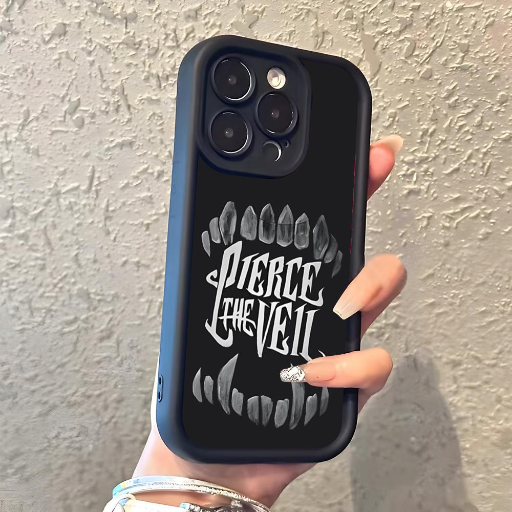 Pierce The Veil Band Phone Case For IPhone 17 Pro Max 16 15 14 Pro Max IPhone 13 Pro Max 11 Plus Silicone Cover