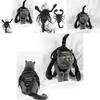 Unique Halloween Pet Costume Funny Scorpion King Outfit For Cats And Dogs Black Cloth