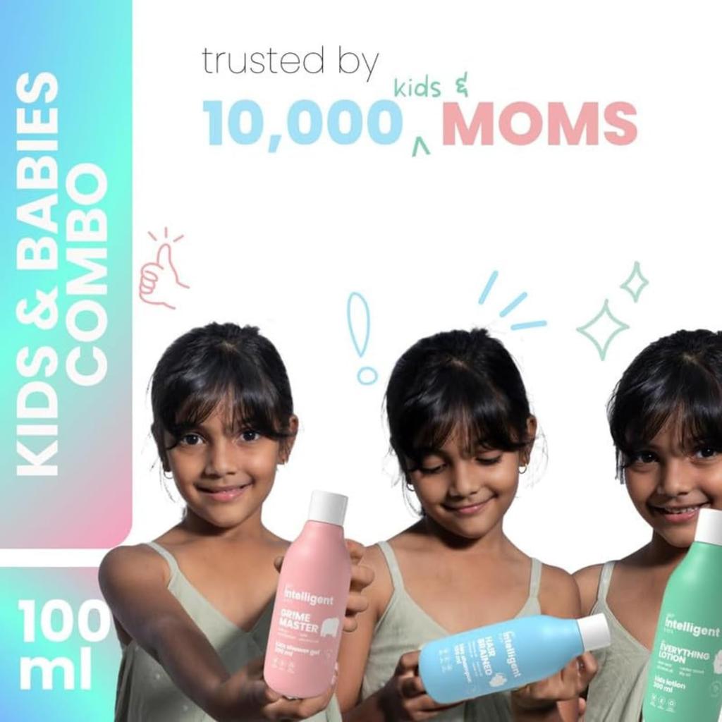 Tuco® Kids Body Wash/Shower Gel, Everything Lotion & Shampoo | Ages 2-5, 5-10, 10-15 | SLS/SLES and Paraben Free | 100 Ml (Pack of 3)