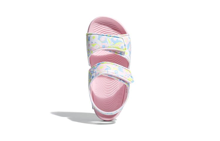 adidas Altaswim C Синтетическая кожа Нескользящие Износостойкие Детские Сандалии Розовый Синий Зеленый EF0376