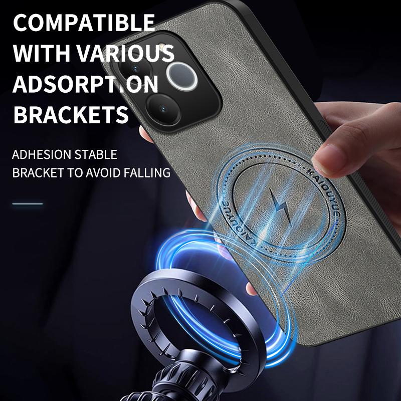 EUCAGR Чехол для Realme Note 70T/Realme Note 70 Note70, простой, стильный, с магнитной застежкой, из ПУ-кожи, приятный для кожи, противоударный