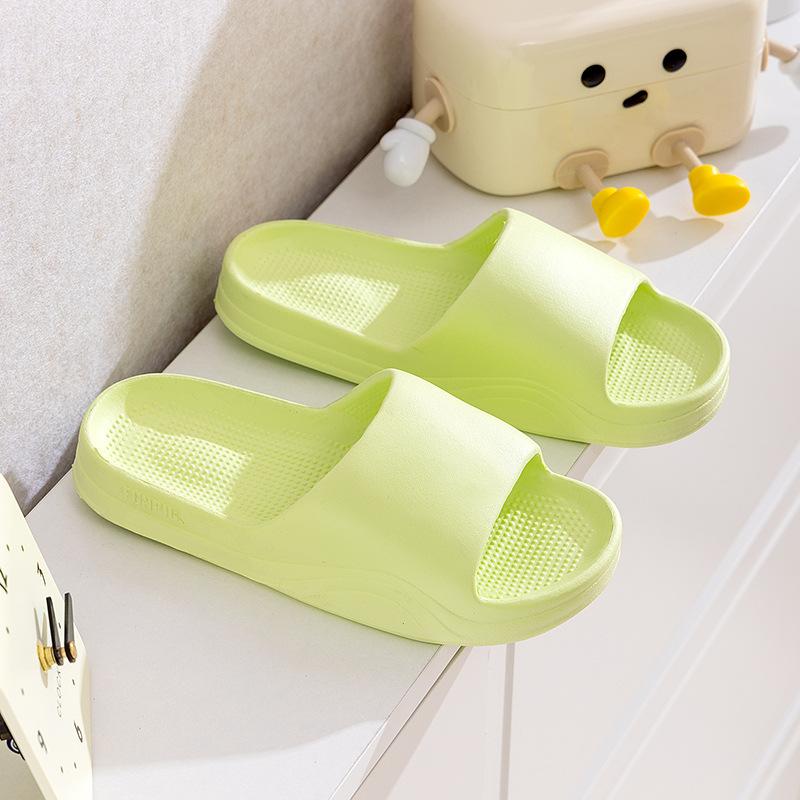 Фиолетовая женская обувь летние шлепанцы вьетнамки домашняя бесшумная обувь EVA обувь на мягкой подошве облачные слайды парные нескользящие сандалии