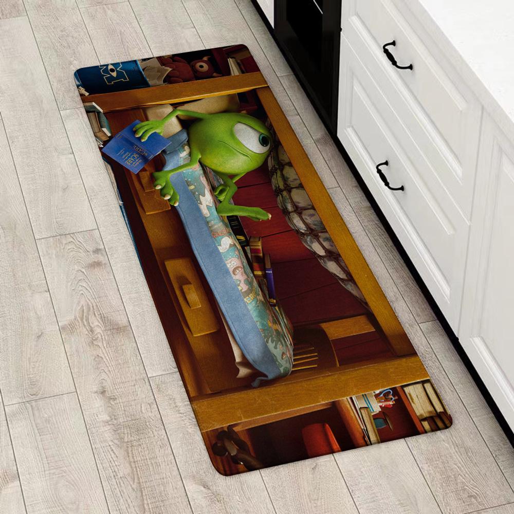 Entrance Front Door Doormat Cartoon Monsters Non-slip Kitchen Rug Living Room Rugs Balcony Bathroom Foot Mat Floor Mats Carpet
