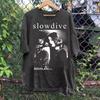 Slowdive Tour 90s Retro Shirt Street Y2K Casual Fashion Tops Summer Men's Clothing Women's Breathable T Shirt Top