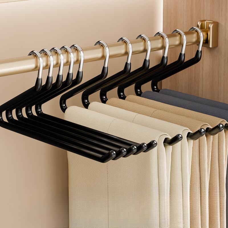 1/5/10PCS Goose Shaped Pants Rack, Anti Slip and Traceless Storage Rack, Drying Rack, Home Pants Clip, Wardrobe Pants Hanger