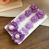 Lightweight Pearl Bead Earrings Colorful Lightweight Earrings New Flower Earrings Set  Daily Wear
