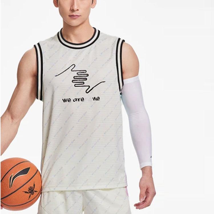 Li-Ning Светоотражающий спортивный баскетбольный жилет для соревнований, мужские топы Off-White AAYS007-5