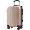 Supervised by Active Flight Attendants Suitcase Carry Case Carry Bag TSA Dial Lock Company Unlimited Warranty On Some Parts Double Casters Size Nights