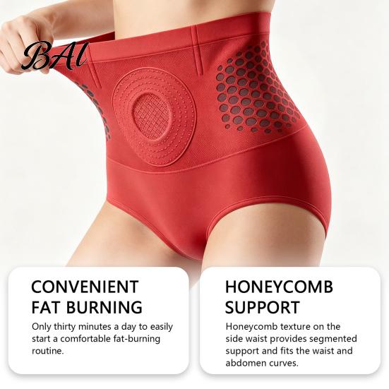 Abdomen Compression Panties High Waist Shapewear Tummy Control for Women, Women Underwear Seamless Honeycomb Design Butt Lifting Body Shaper