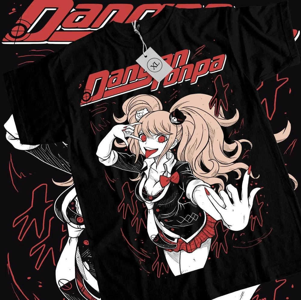 Anime Danganropa Mikan Tsumiki Black T Shirt
