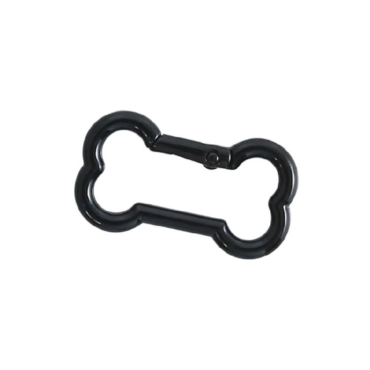 Брелок-брелок из цинкового сплава в форме кости Декорация Пружинный замок Доступен в 6 игривых цветовых вариантах