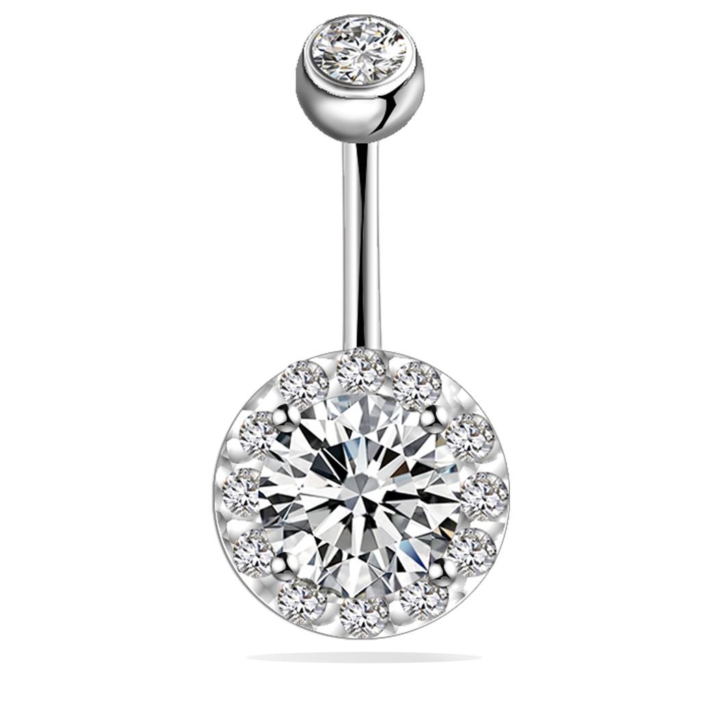 New Arrival 5pcs Navel Ring Set Zircon Navel Navel Navel Buckle Piercing Jewelry