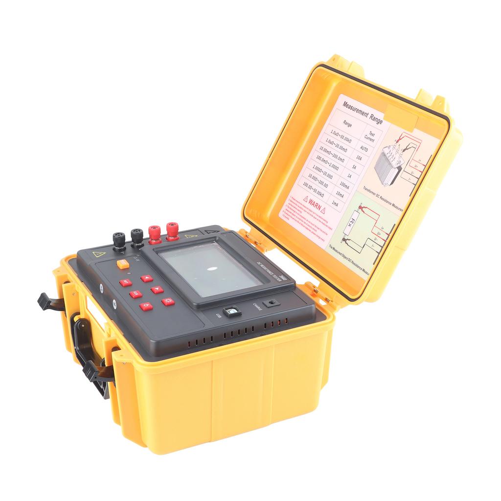 Transformer Direct Current Resistance Tester 2 Testing Mode DC Low Resistance Tester