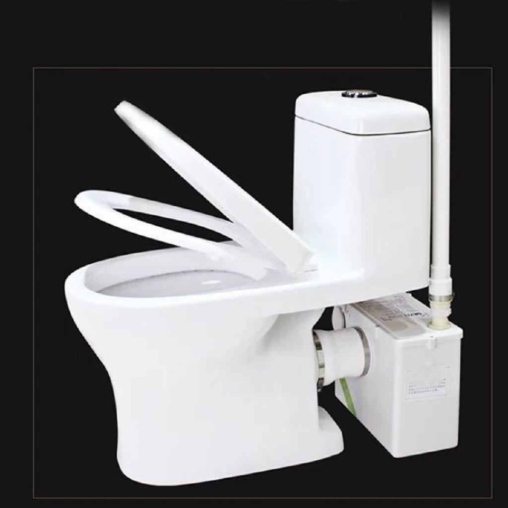 2500 л/ч Горизонтальный измельчительный насосный агрегат с несколькими входами для туалета, раковины, душа, полностью автоматический для ванной комнаты, AC 220 В 400 Вт