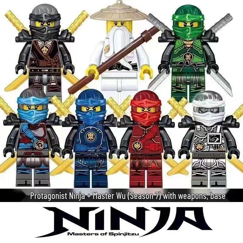 Строительные блоки Просвещения: Мотоцикл и Храм Дракона Ninjago с Минифигурками - Образовательный Конструктор для Мальчиков - Идеальный Подарок на День Рождения